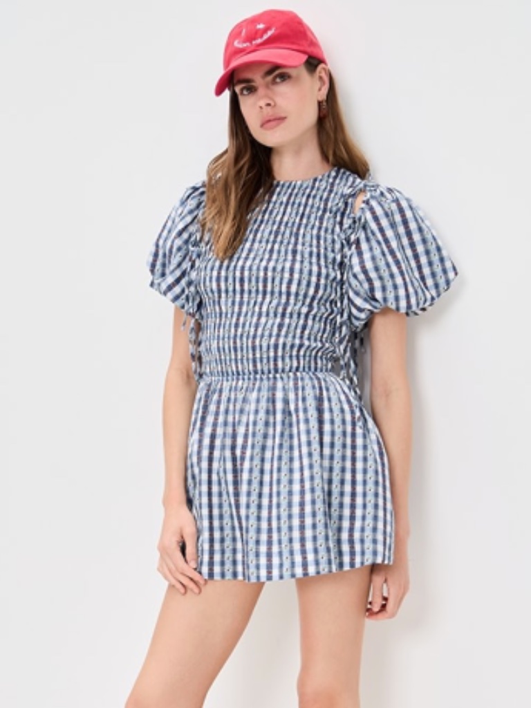 Nwt Damson Madder Becca Bubble Mini Dress Size 12